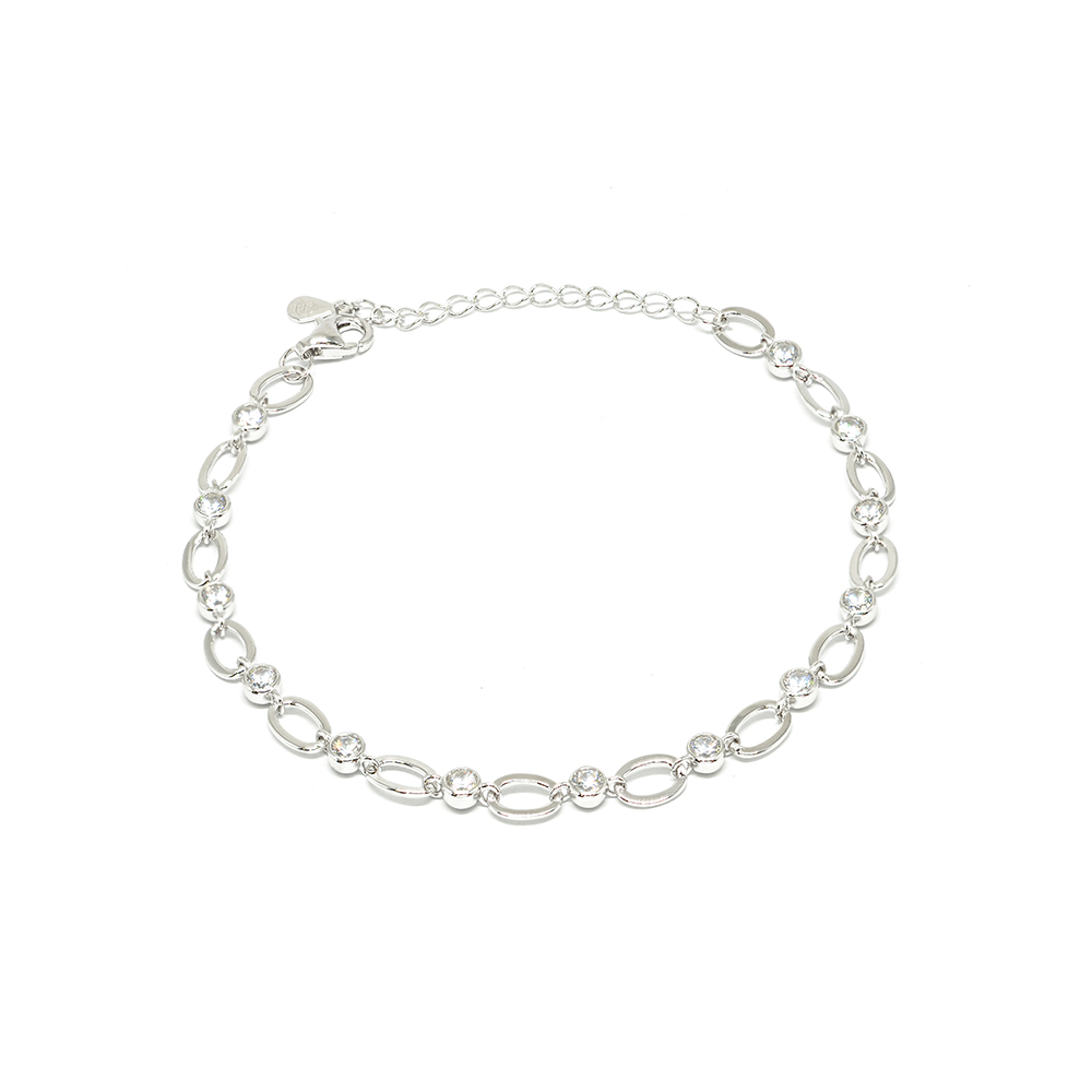 Βραχιόλι glam chic ασημένιο