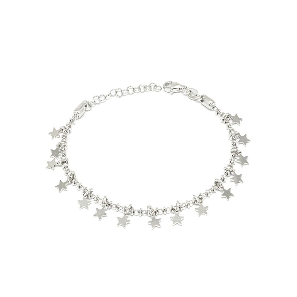 Βραχιόλι ασημένιο με charms