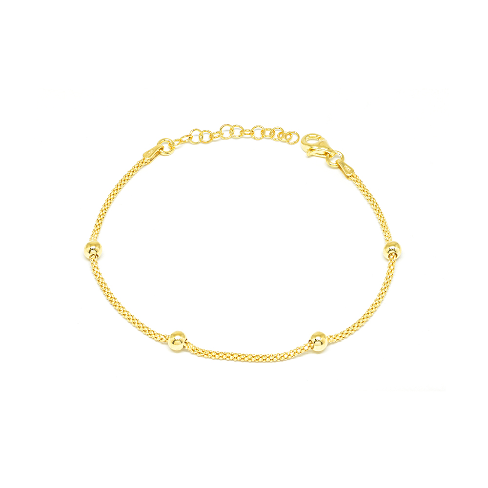 Βραχιόλι πλεκτό χρυσό