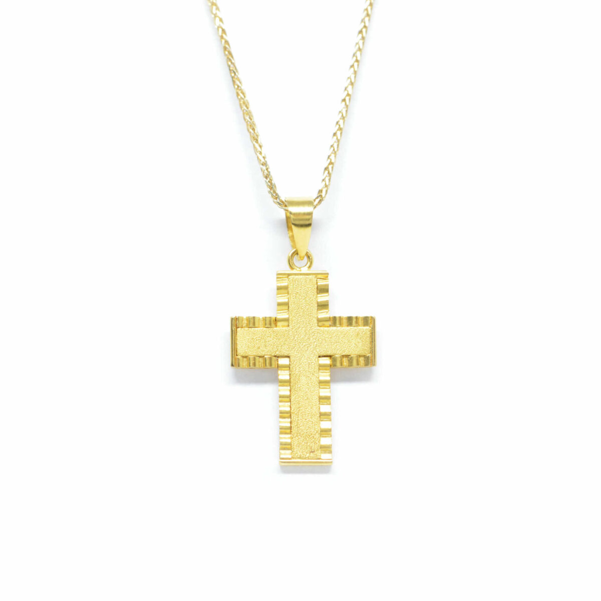 Σταυρός χρυσός με πολύτιμες πέτρες