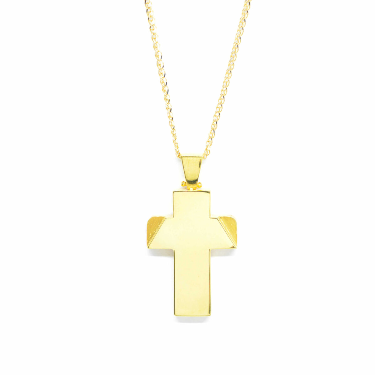 Σταυρός χρυσός με πολύτιμες πέτρες Κ18