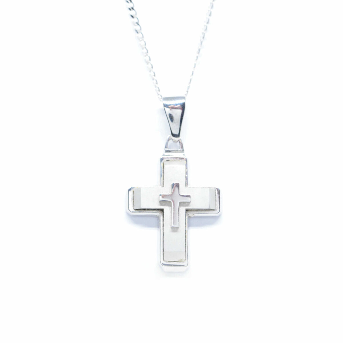 Σταυρός χρυσός με πολύτιμες πέτρες K14