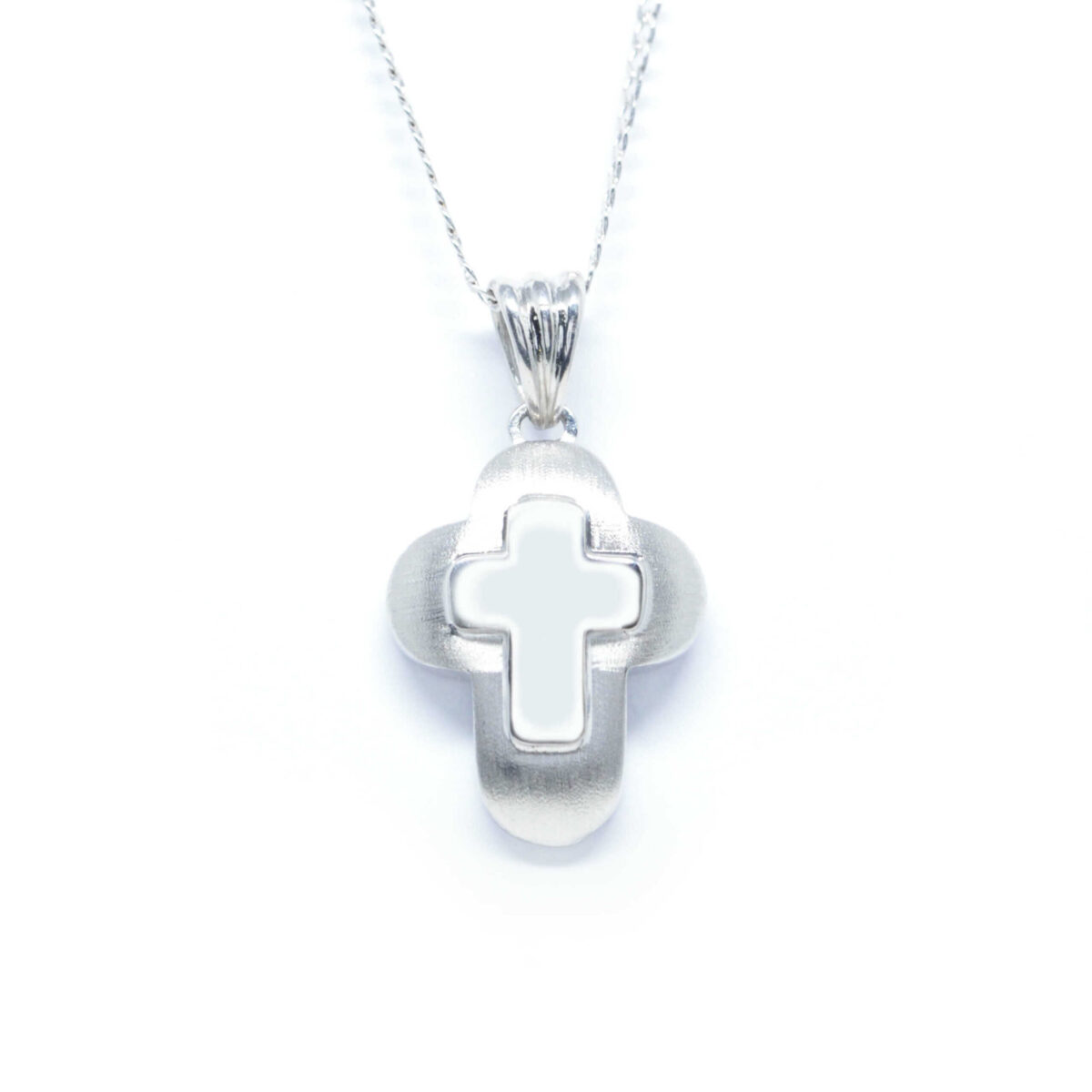 Σταυρός χρυσός με πολύτιμες πέτρες K14