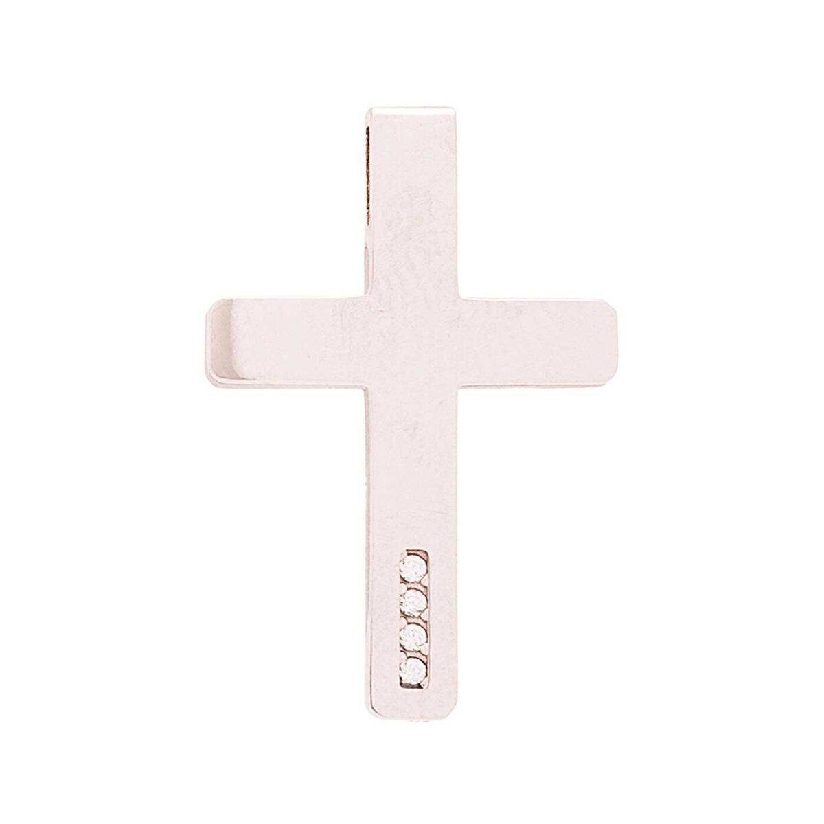 Σταυρός χρυσός με πολύτιμες πέτρες Κ14