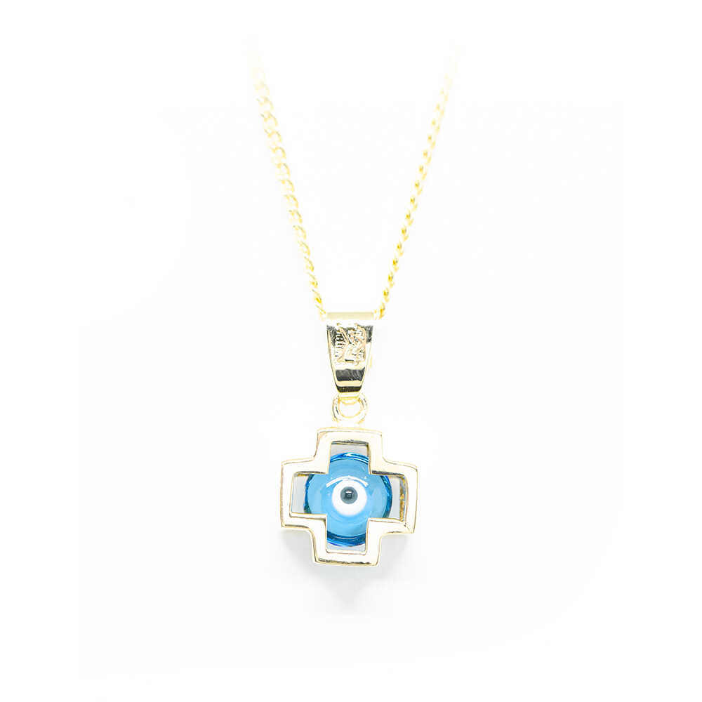 Παντατίφ Φυλαχτό μάτι από Κίτρινο Χρυσό 14k