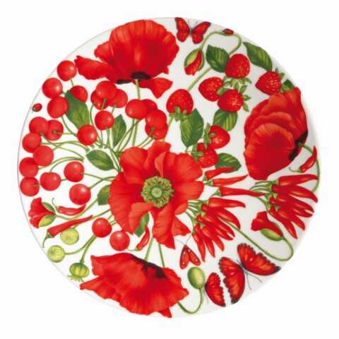 TAITU RED PASSION ROUND PLATTER