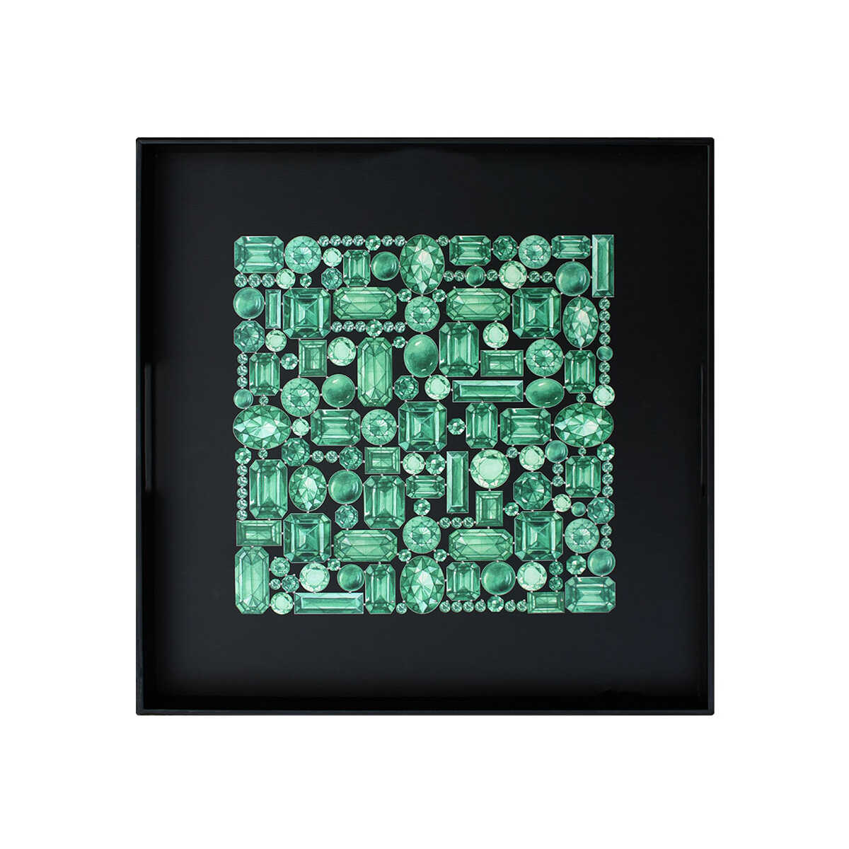 TAITU FOREVER SQUARE TRAY EMERALDS