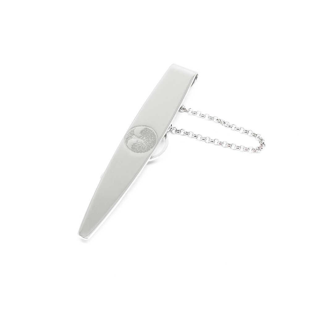 Γραβατοπιάστρα ασημένια