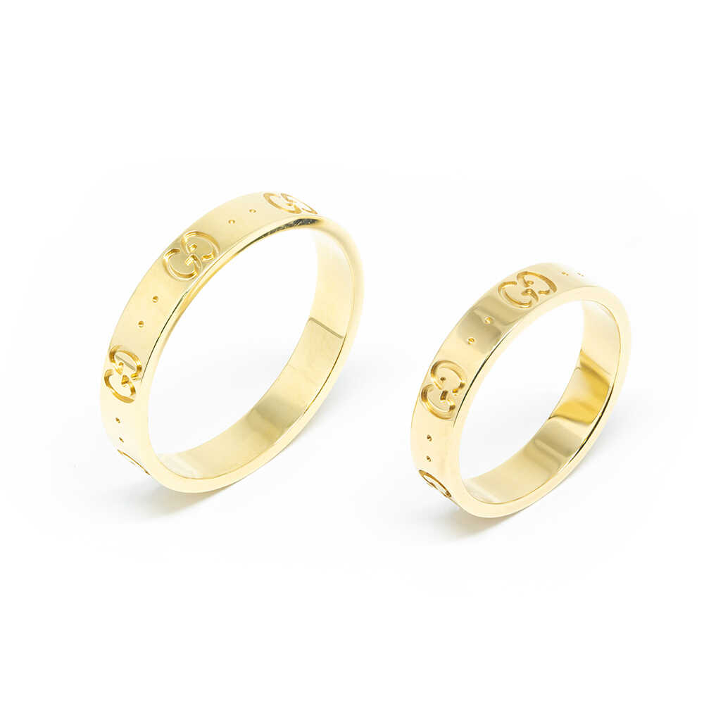 Ζευγάρι Βέρες GUCCI ICON από κίτρινο ροζ ή λευκόχρυσο 18k