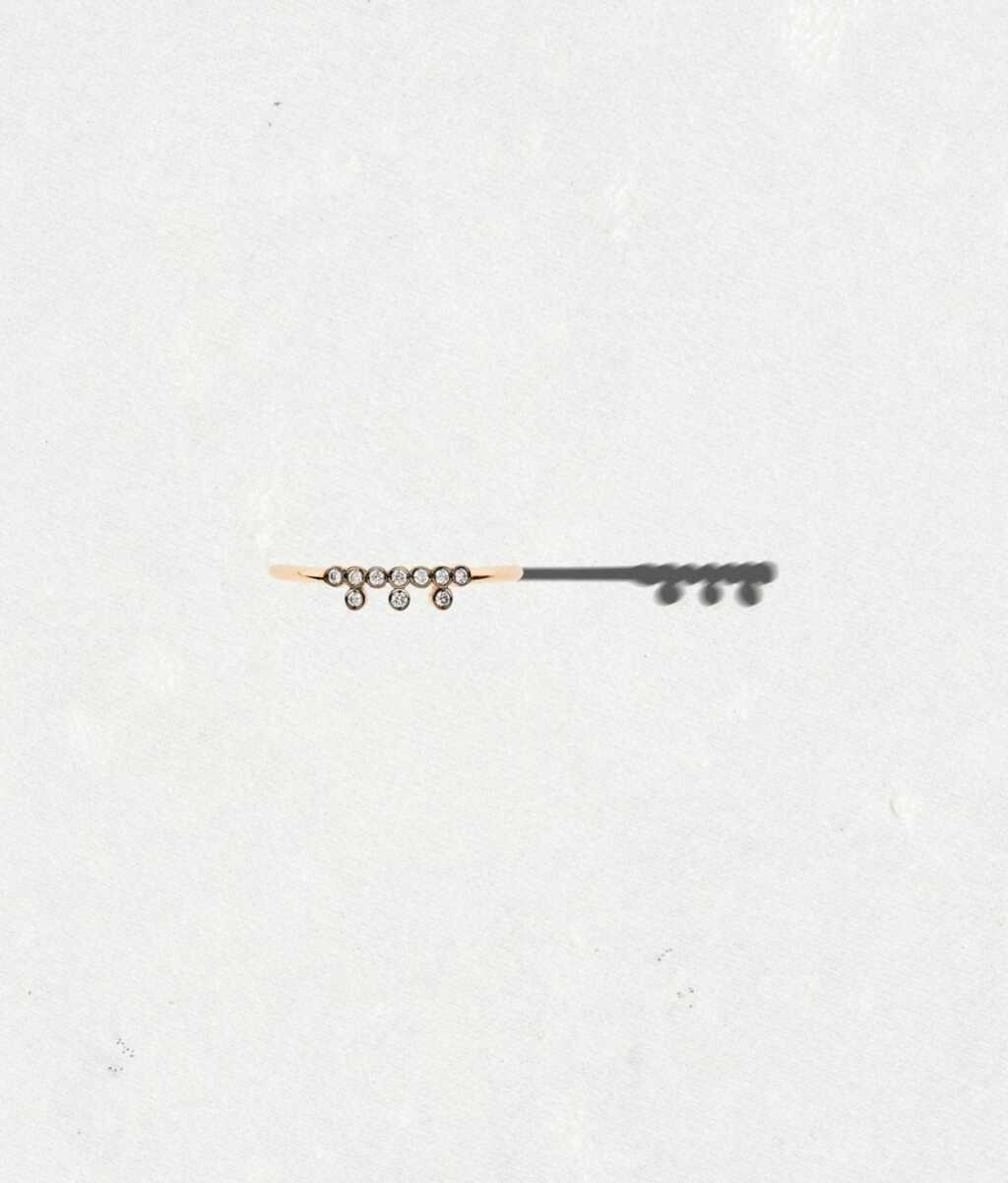 YANNIS SERGAKIS CHARNIERES  Δαχτυλίδι χρυσό με διαμάντια  Κ18