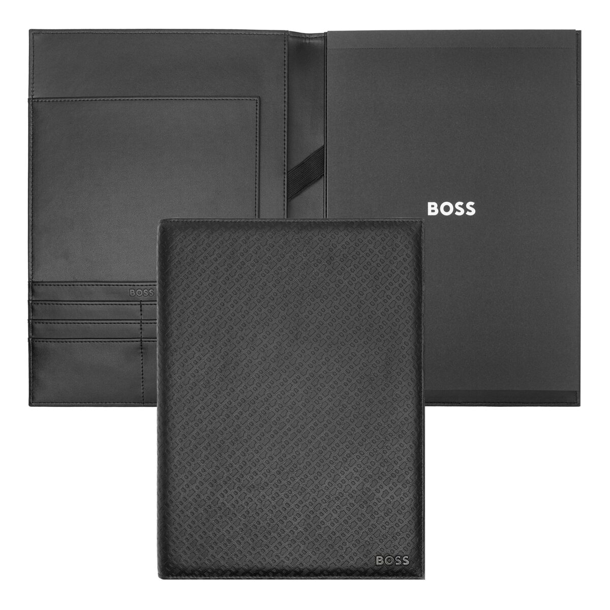 HUGO BOSS Folder A4 Monogram Black