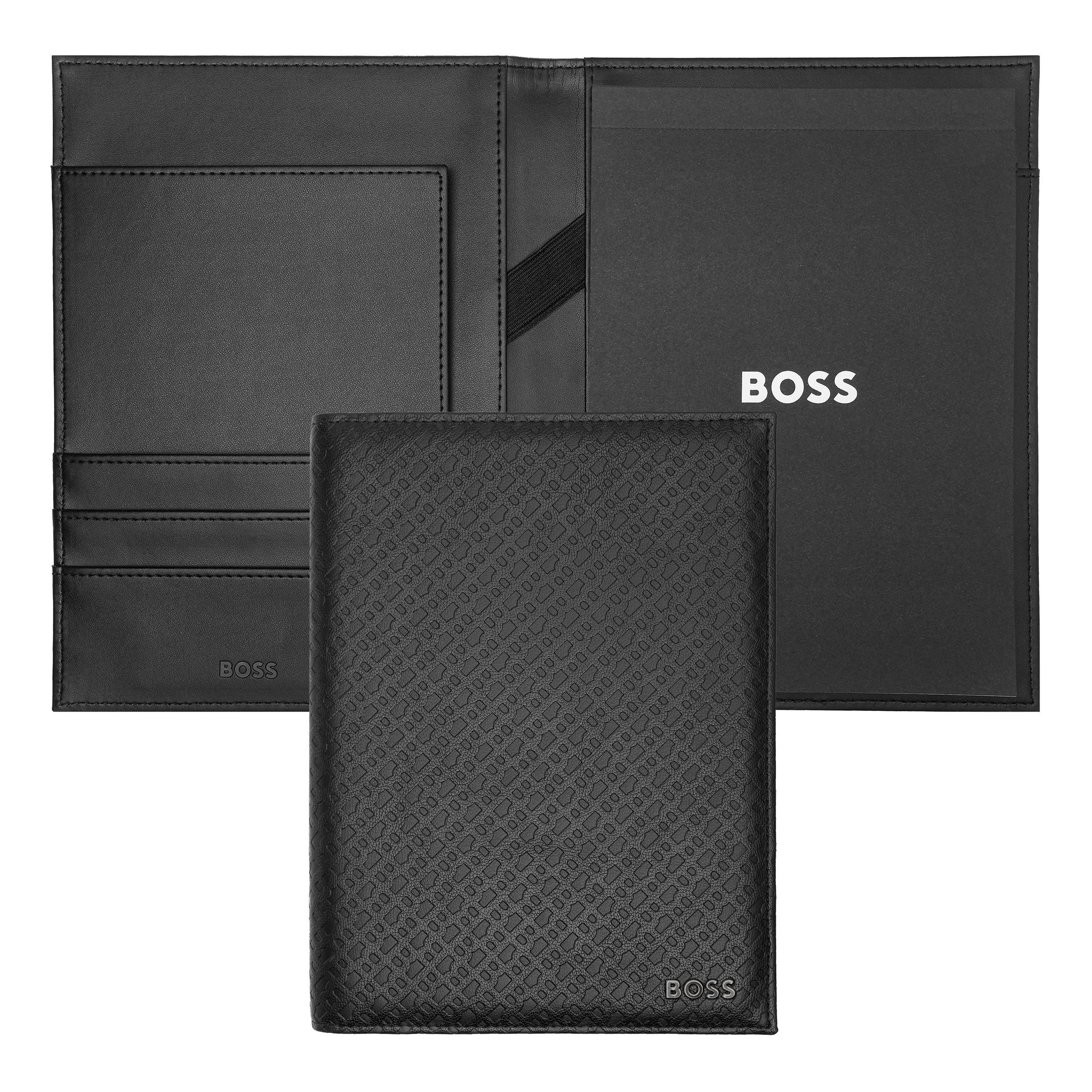 HUGO BOSS Folder A5 Monogram Black