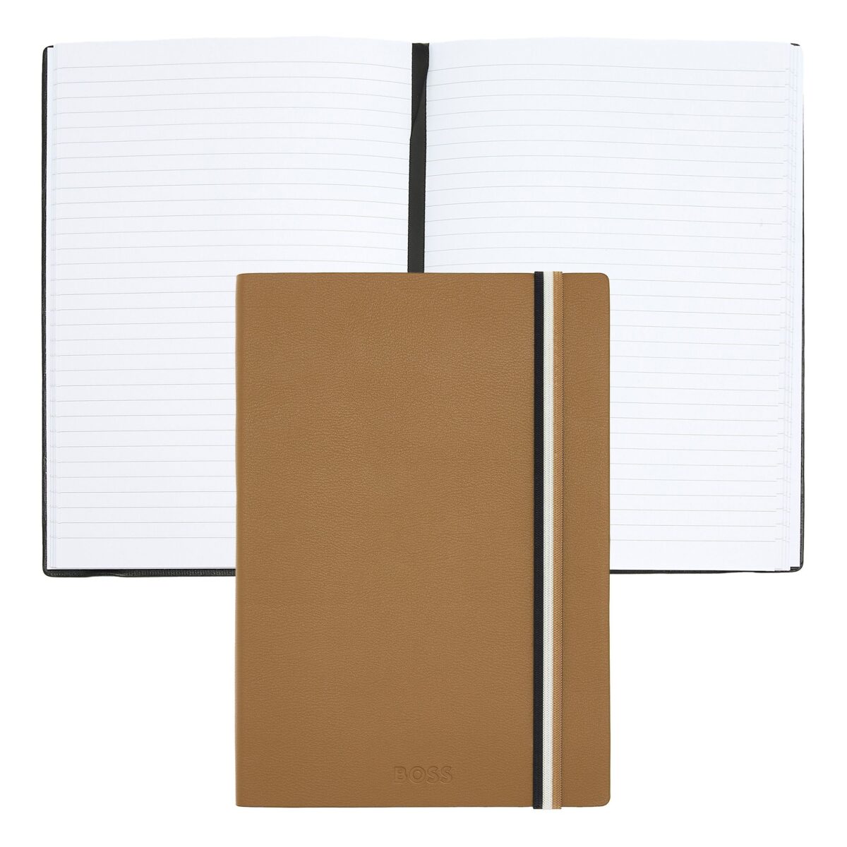 HUGO BOSS NOTEBOOK A5 CAMEL
