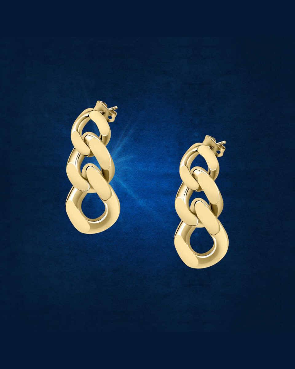 Γυναικεία σκουλαρίκια CHIARA FERRAGNI BOSSY CHAIN
