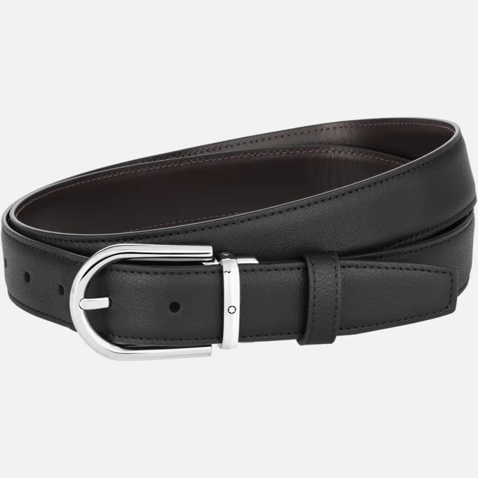 MONT BLANC HORSESHOE BUCKLE BELT