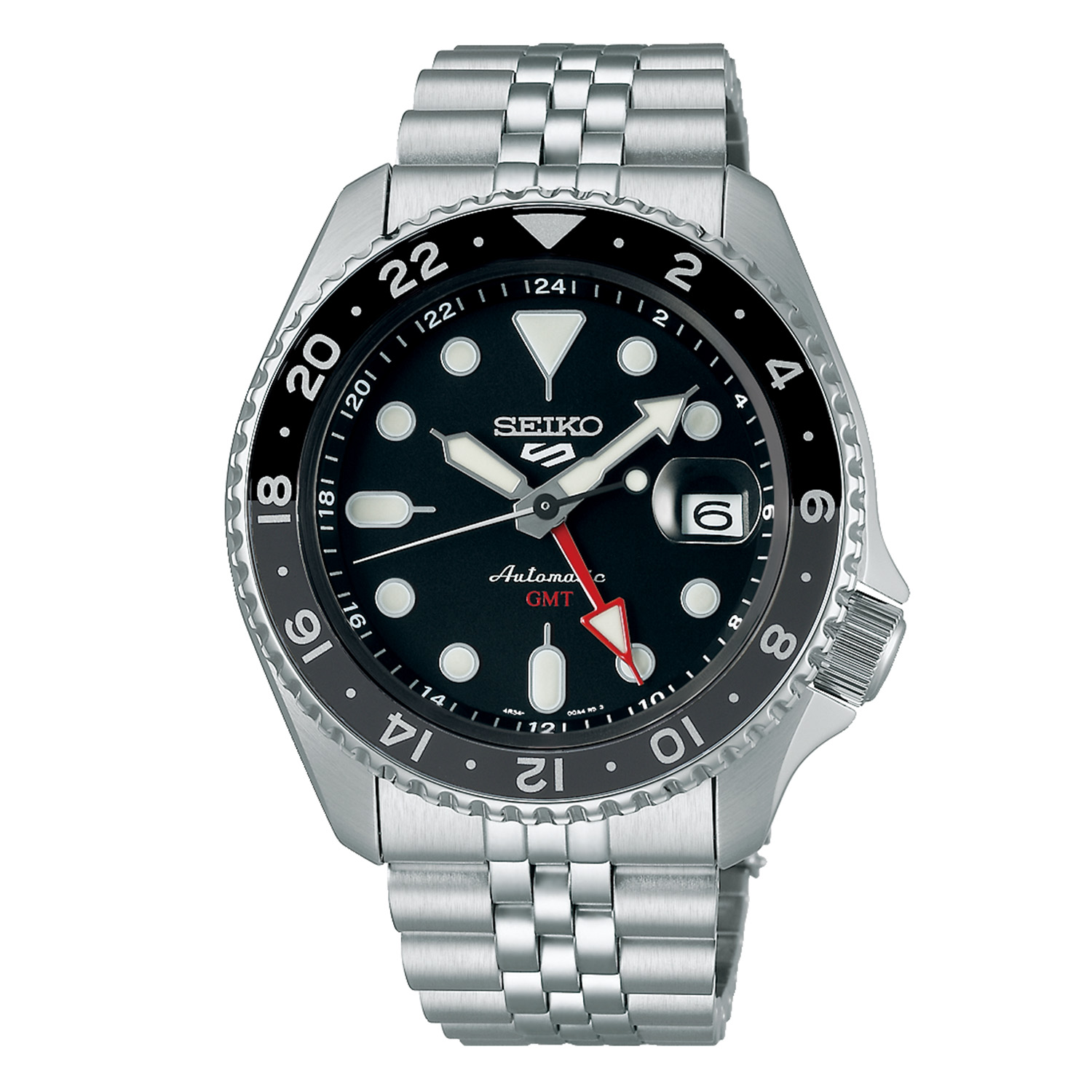 SEIKO 5 SPORTS GMT BLACK GRAPE SKX