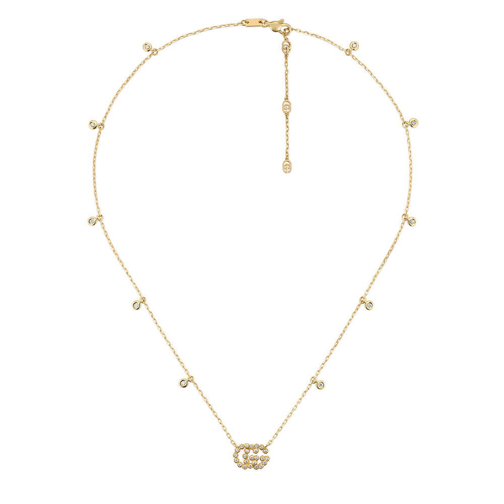 Κολλιέ GUCCI από Χρυσό 18k GG RUNNING