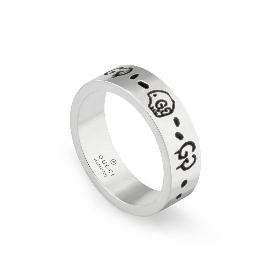 Δαχτυλίδι GUCCI GHOST Από Ασήμι