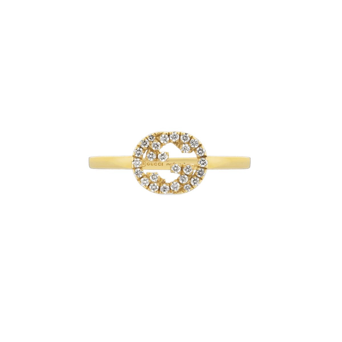 Δαχτυλίδι GUCCI INTERLOKING G με Διαμάντια