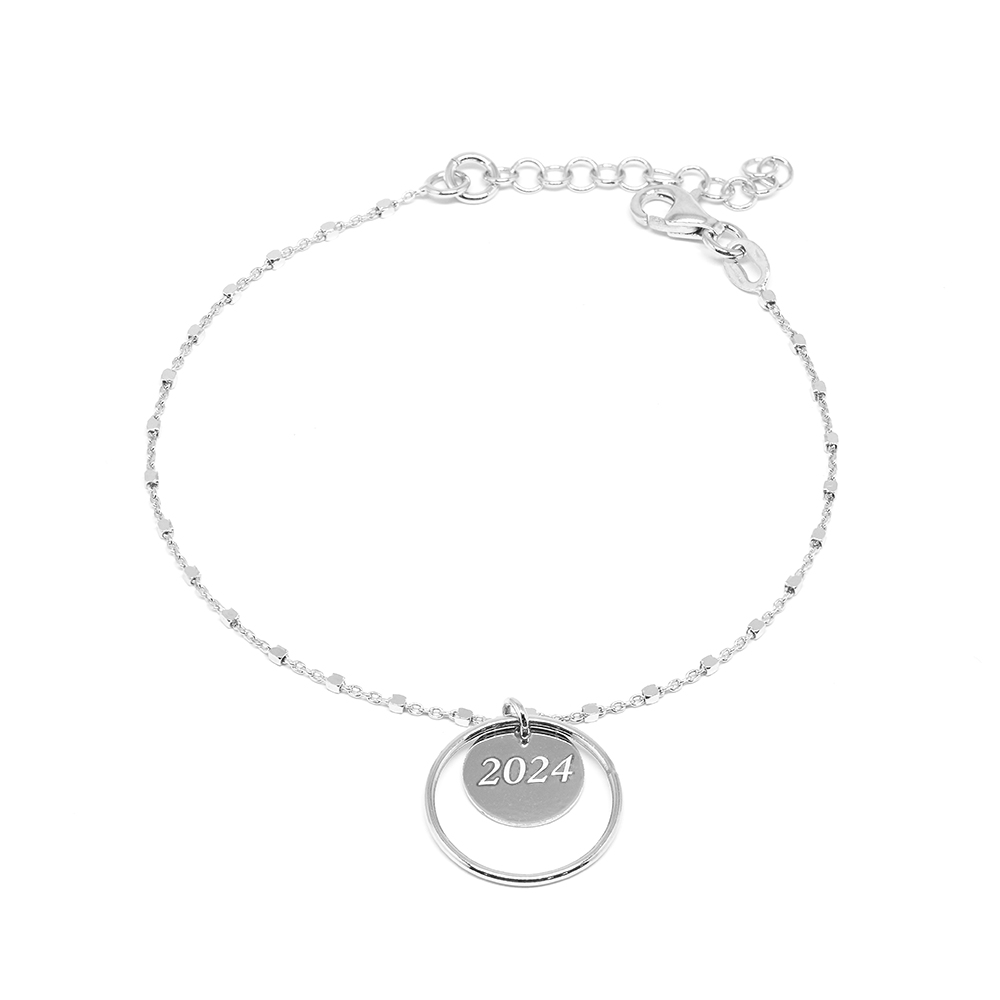 Γουρι PLITSI Engraved Bracelet of Fortune 2024 Ασημένιο
