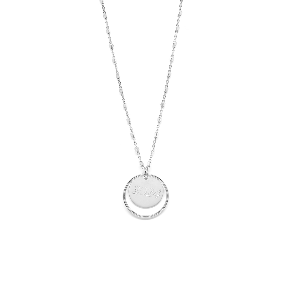 Γουρι PLITSI Engraved Necklace of Fortune 2024 Ασημένιο